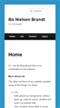 Mobile Screenshot of bobrandt.dk